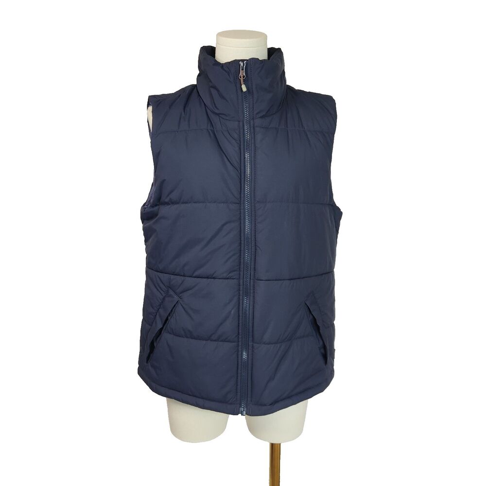 REI Co-Op Groundbreaker Insulated Puffer Vest Men's Medium Navy Blue Gorpcore